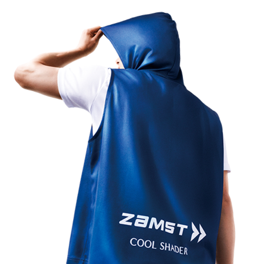 し*読様 【新品未使用】ザムスト ZAMST アクティブベスト　COOL SHA COOL SHADER 冷感ポンチョ（冷感タオル） スポーツ中の暑さ